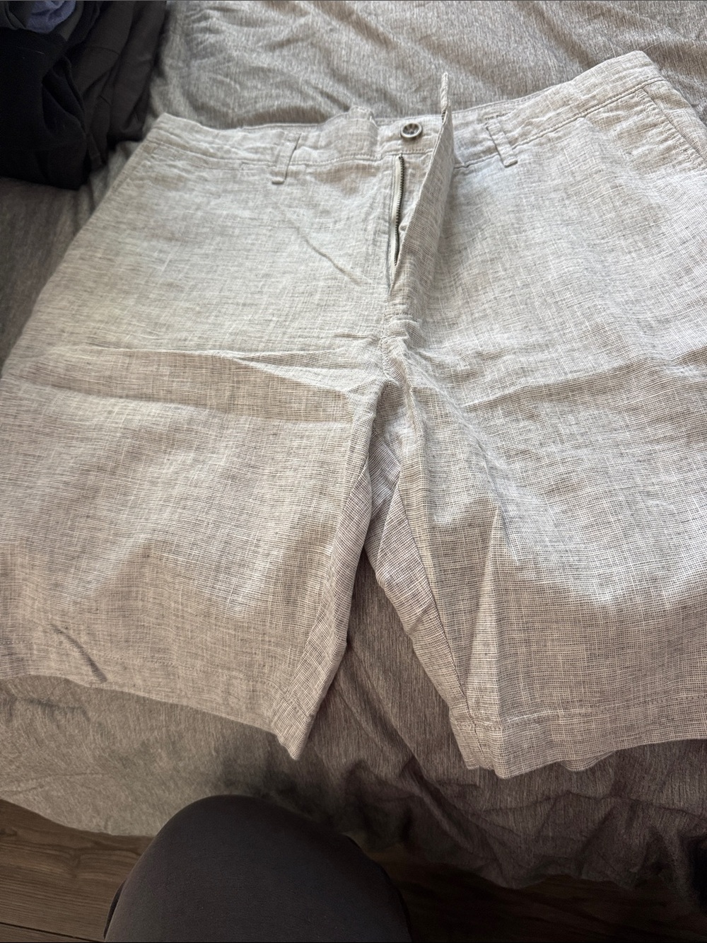 Goodfellow & Co Light Gray Flat Front Shorts